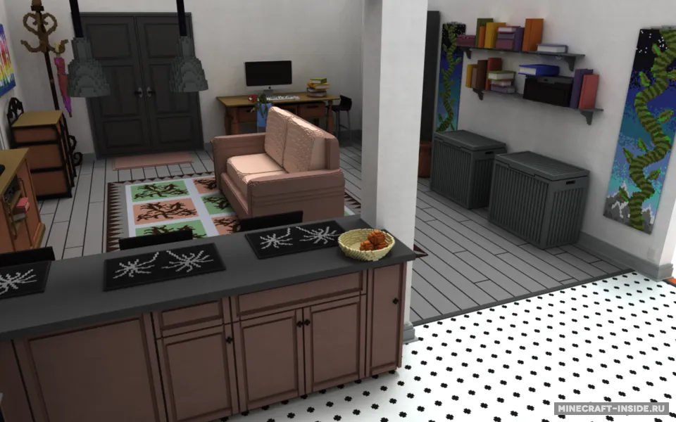 Living Room — Minecraft xarita, rasm 5