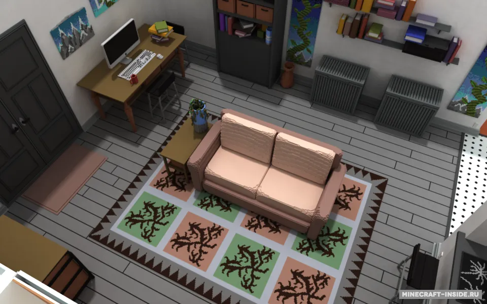 Living Room — Minecraft xarita, rasm 6