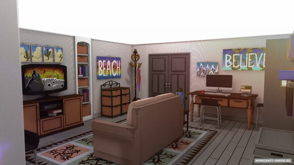 Living Room — Minecraft xarita, rasm 7