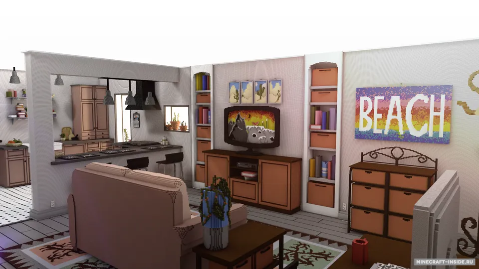 Living Room — Minecraft xarita, rasm 8