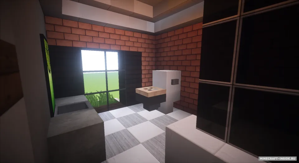 Brick House — Minecraft xarita, rasm 2