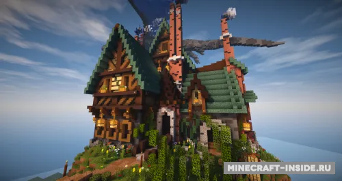 Tudor style house — Minecraft xarita, rasm 1