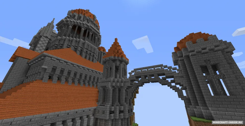 Hillside Castle — Minecraft xarita, rasm 3