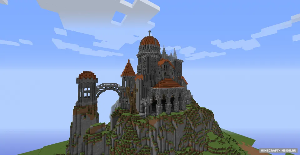 Hillside Castle — Minecraft xarita, rasm 4