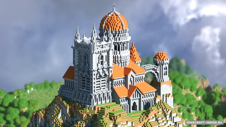 Hillside Castle — Minecraft xarita, rasm 6
