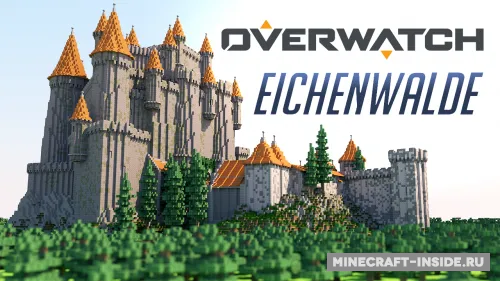 Overwatch - Eichenwalde Castle — Minecraft xarita, rasm 1