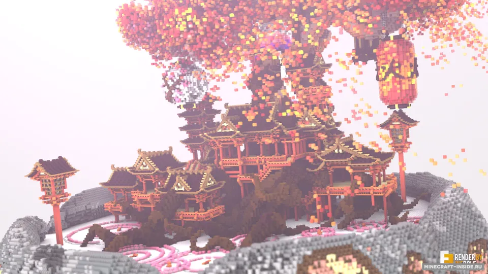 Autumn Wind of the Red Leaf Maple — Minecraft xarita, rasm 5