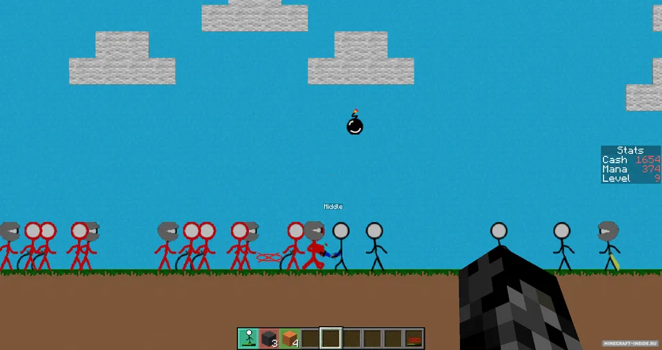 Cartoon Battle — Minecraft xarita, rasm 3