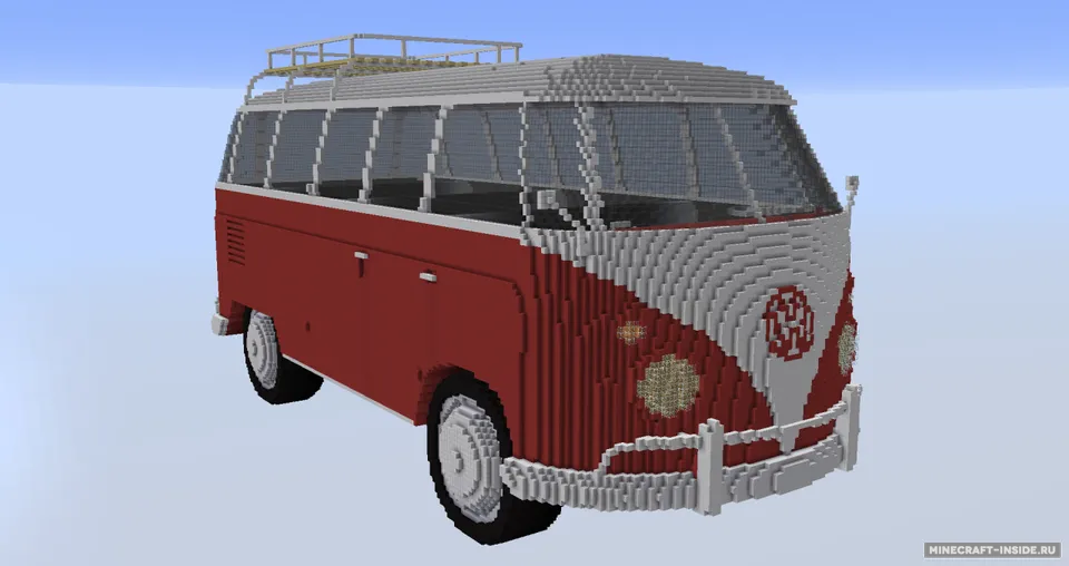 Volkswagen T1 Bus — Minecraft xarita, rasm 6
