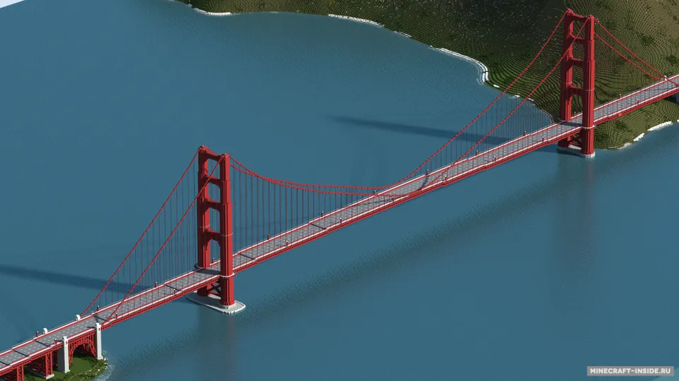 Golden Gate Bridge — Minecraft xarita, rasm 3