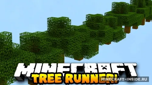 Tree Parkour — Minecraft xarita, rasm 1