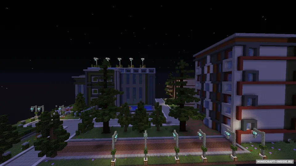 Modern Simple Small City — Minecraft xarita, rasm 5