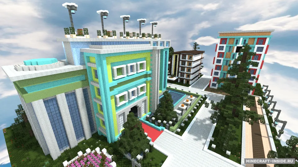 Modern Simple Small City — Minecraft xarita, rasm 6