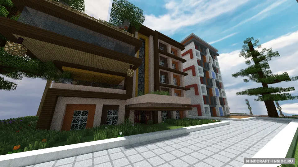 Modern Simple Small City — Minecraft xarita, rasm 8