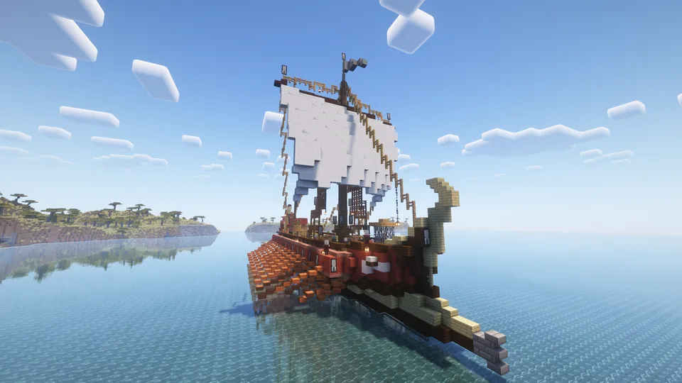 Illager War Trireme — Minecraft mod, rasm 2
