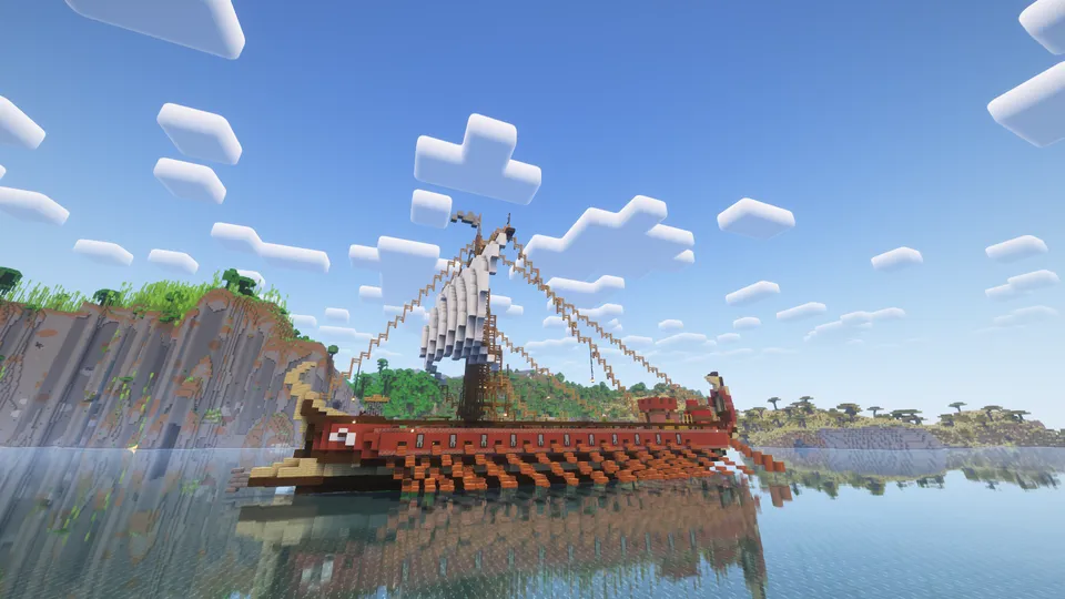 Illager War Trireme — Minecraft mod, rasm 3