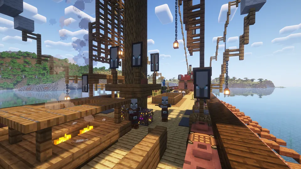 Illager War Trireme — Minecraft mod, rasm 5