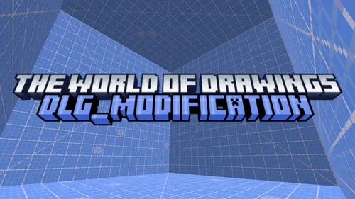 DLG The world of drawings — Minecraft mod, rasm 1