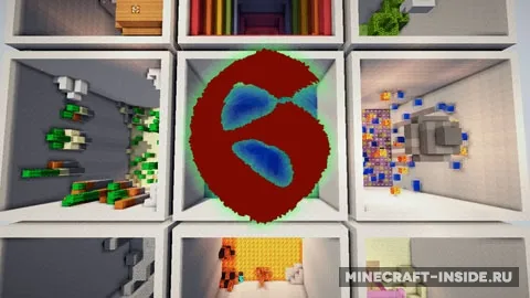 Don’t Take Damage 6 — Minecraft xarita, rasm 1
