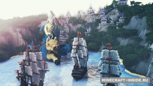 Blue Islands — Minecraft xarita, rasm 1