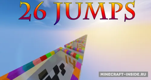26 Jumps — Minecraft xarita, rasm 1