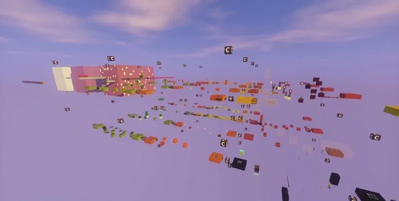 20 Meters — Minecraft xarita, rasm 2