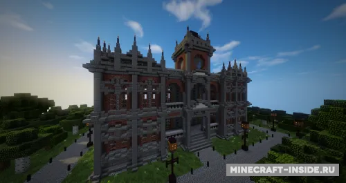 Small Victorian Town Hall — Minecraft xarita, rasm 1