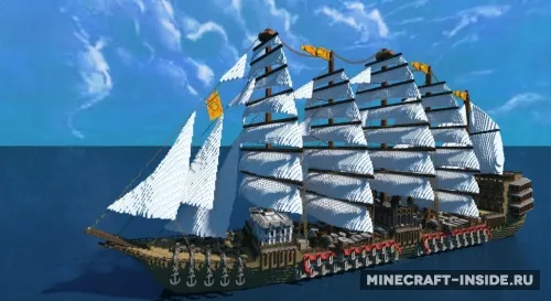 Giant Ship — Minecraft xarita, rasm 1