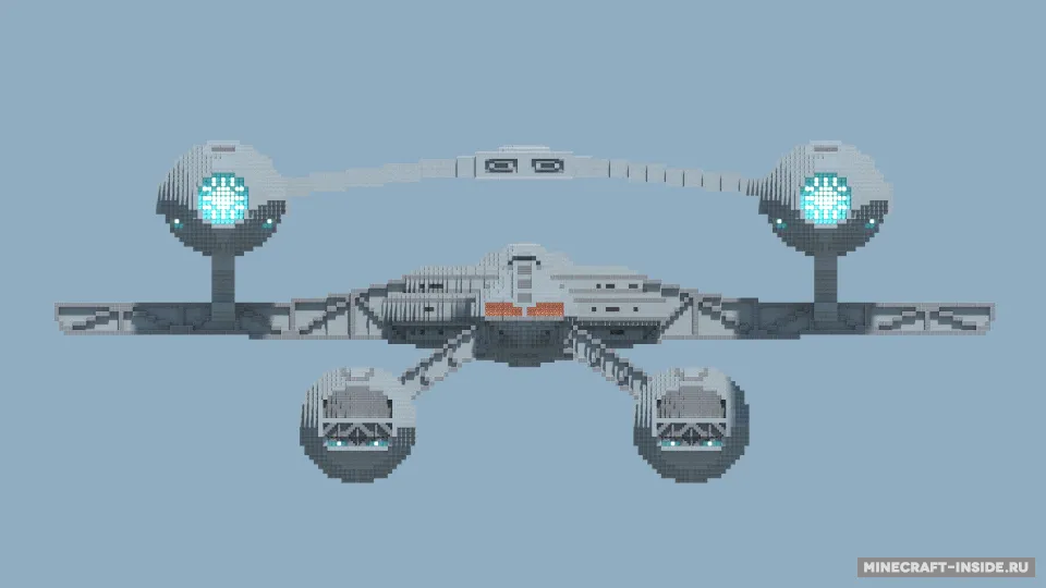 USS Newton NCC-1727 — Minecraft xarita, rasm 2