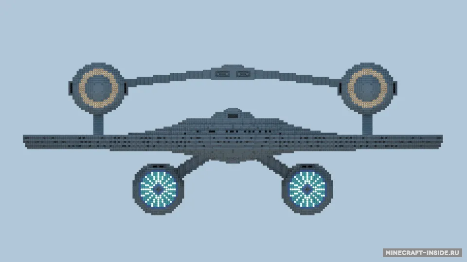 USS Newton NCC-1727 — Minecraft xarita, rasm 3