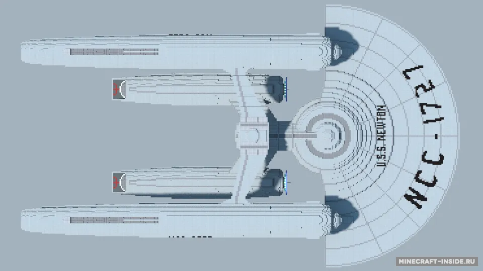 USS Newton NCC-1727 — Minecraft xarita, rasm 6
