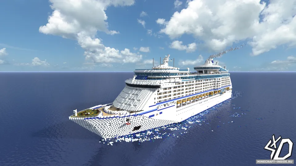 Voyager of the Seas — Minecraft xarita, rasm 2