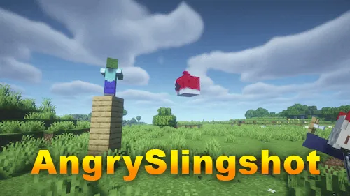 AngrySlingshot — Minecraft mod, rasm 1