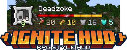 Ignite HUD — Minecraft mod, rasm 1