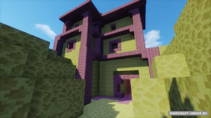 Find the Button: Small Rooms — Minecraft xarita, rasm 2