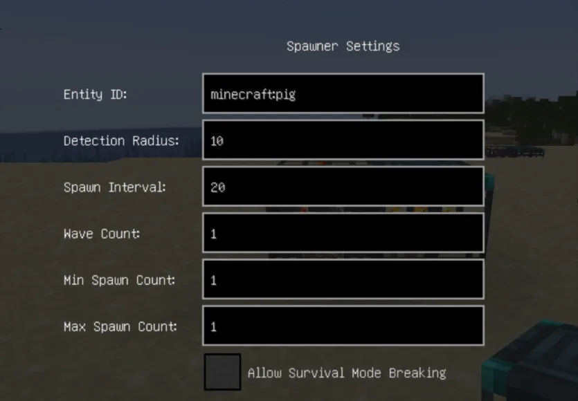 BossSpawner — Minecraft mod, rasm 2