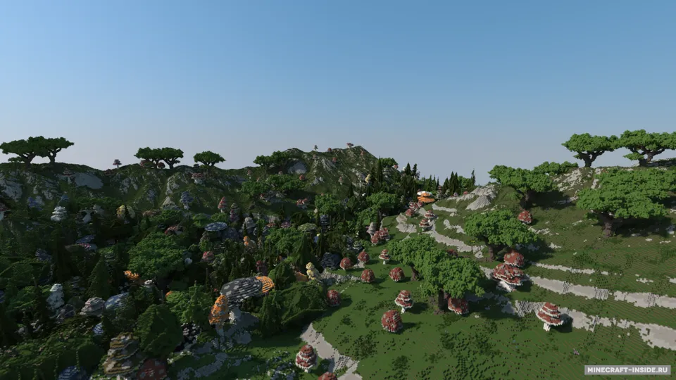 Muschroom valley — Minecraft xarita, rasm 2