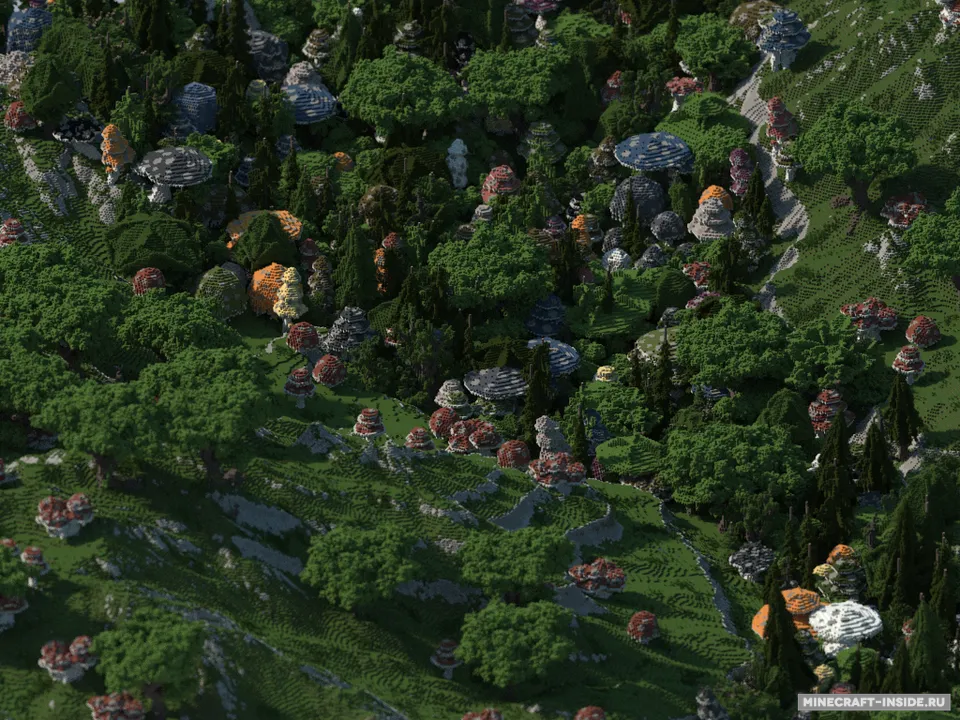 Muschroom valley — Minecraft xarita, rasm 6