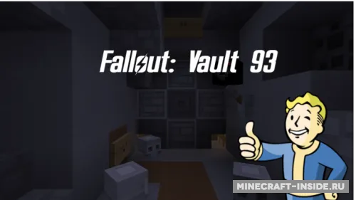 Fallout: Vault 93 — Minecraft xarita, rasm 1