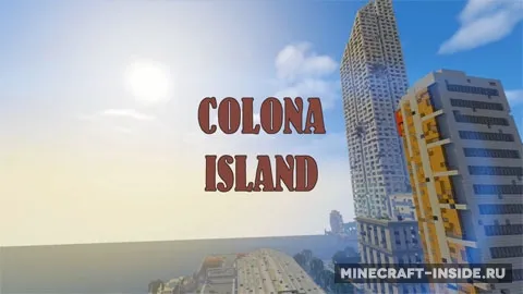 Colona Island — Minecraft xarita, rasm 1
