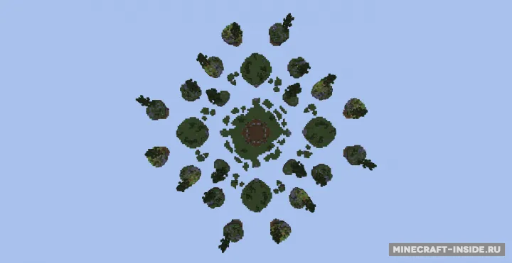 Mineplex SkyWars Fractal — Minecraft xarita, rasm 2