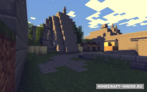 Counter-Strike: de_aztec — Minecraft xarita, rasm 1