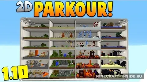 2D Parkour — Minecraft xarita, rasm 1