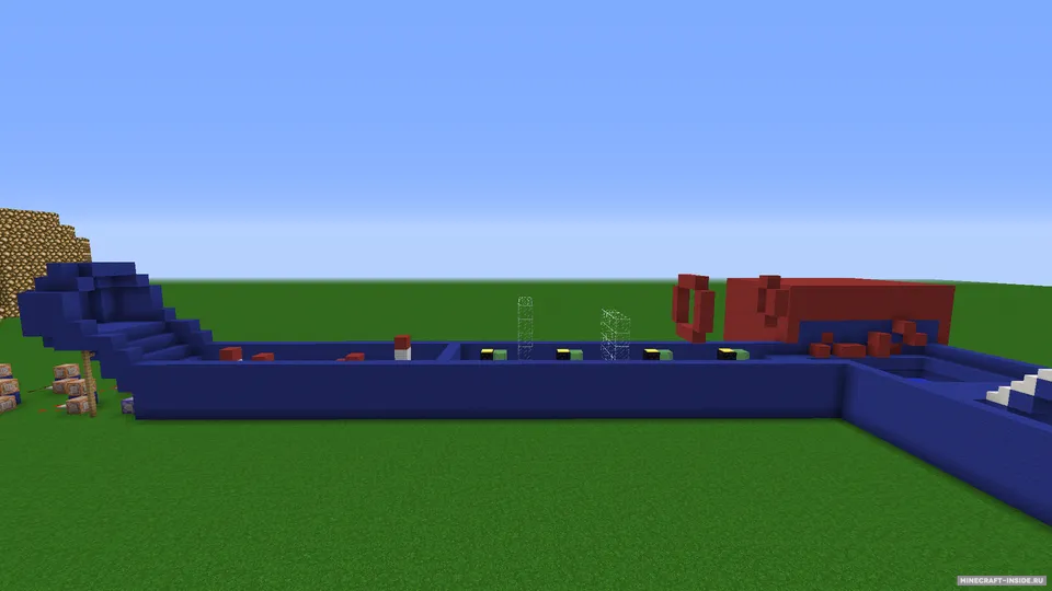 The Wipeout Obstacle Course — Minecraft xarita, rasm 3
