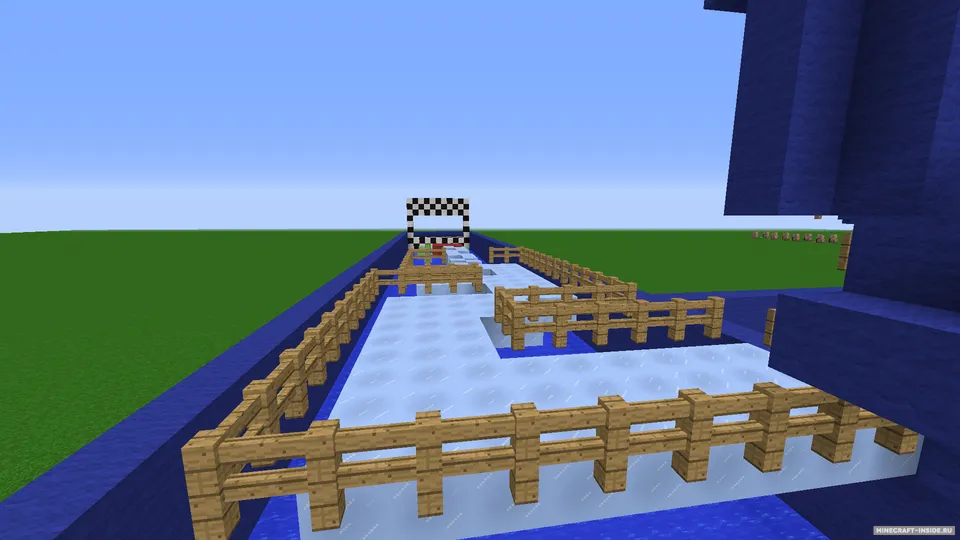 The Wipeout Obstacle Course — Minecraft xarita, rasm 4
