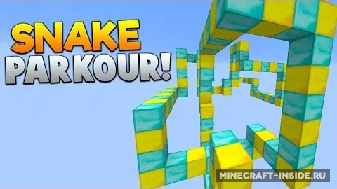 Snake Parkour — Minecraft xarita, rasm 1