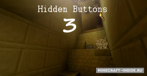 Hidden Buttons 3 — Minecraft xarita, rasm 1
