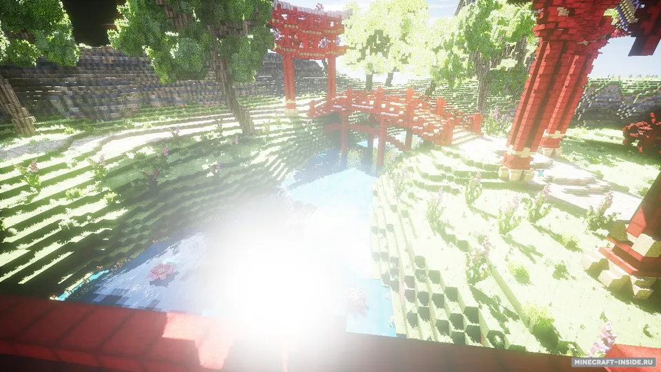 April-cherry tree - Sakura Island — Minecraft xarita, rasm 7
