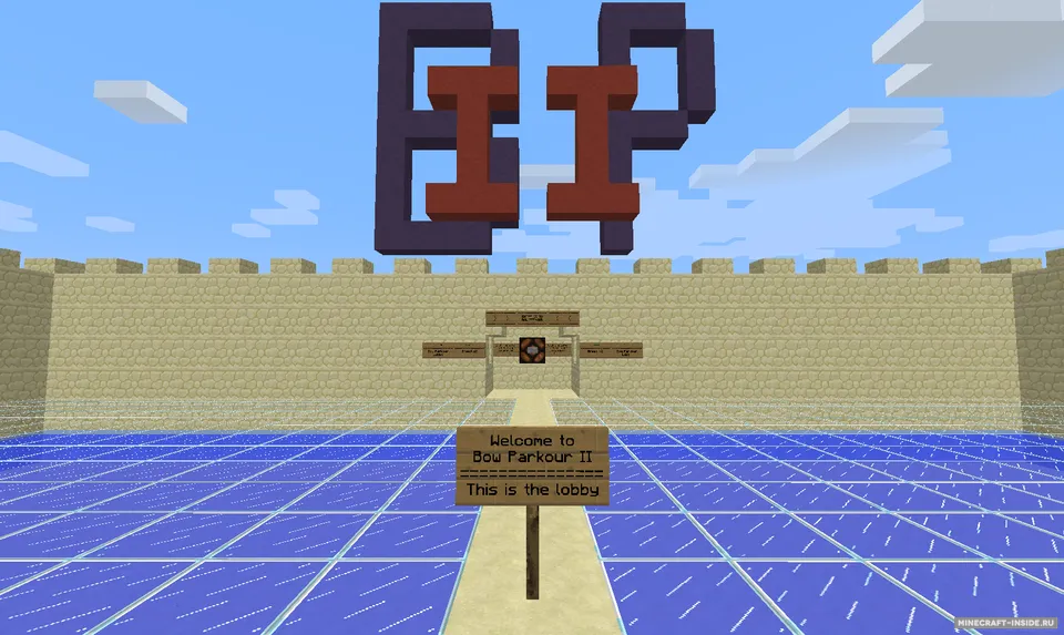 Bow Parkour 2 — Minecraft xarita, rasm 2