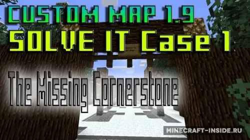 Solveit case 1: The missing cornerstone — Minecraft xarita, rasm 1